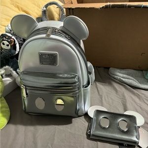 Disney 100 years of wonder loungefly & wallet NWT